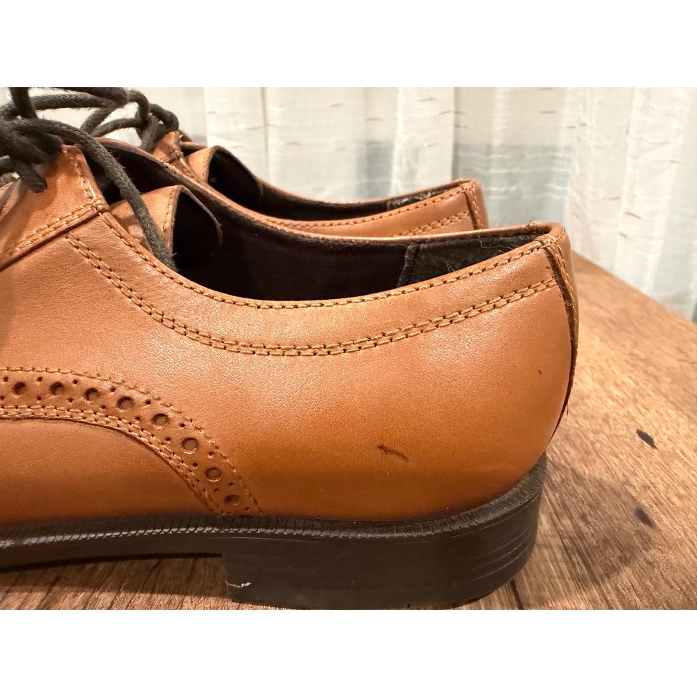 Cole Haan Men's Dustin Cap Toe‎ Brogue Oxford British Tan Style C25806 Men's 8.5 - Picture 10 of 10